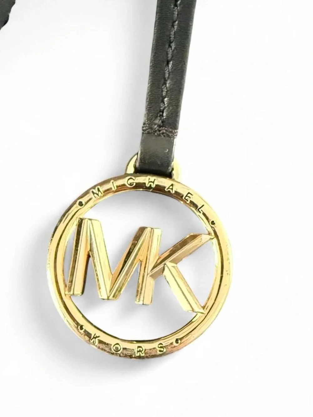 Michael Kors Brown Signature MK Monogram Tote Bag Shoulder Purse
